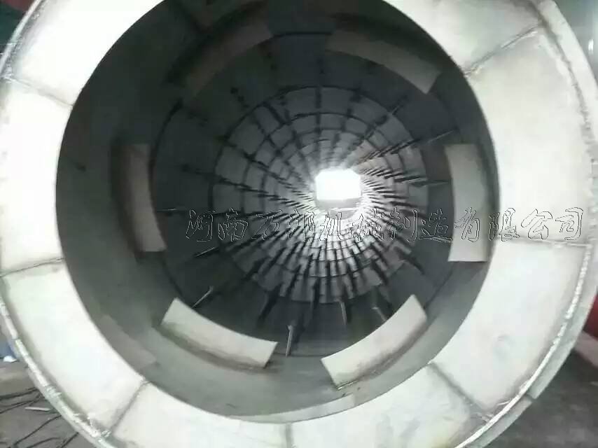 煤泥烘干機內(nèi)部